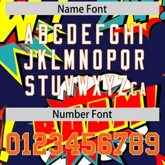Graffiti Pattern Printed Authentic Football Jersey 4