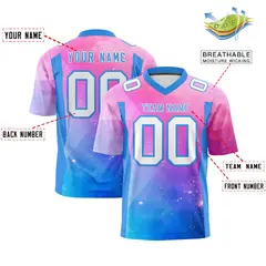 Graffiti Pattern Printed Authentic Football Jersey 2