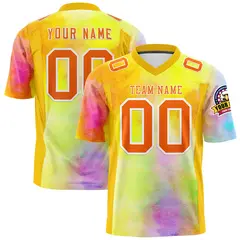 Graffiti Pattern Printed Authentic Football Jersey