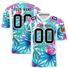 Graffiti Pattern Printed Authentic Football Jersey