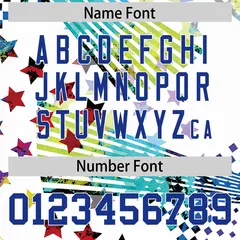 Graffiti Pattern Printed Authentic Football Jersey 4