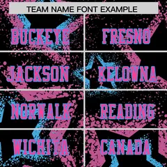 Graffiti Pattern Printed Authentic Football Jersey 3