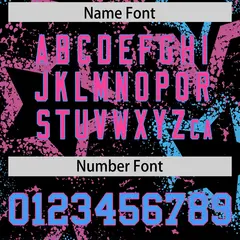 Graffiti Pattern Printed Authentic Football Jersey 4