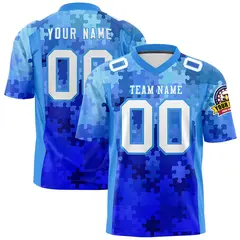 Graffiti Pattern Printed Authentic Football Jersey