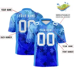 Graffiti Pattern Printed Authentic Football Jersey 2