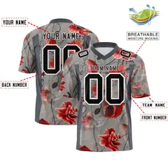 Graffiti Pattern Printed Authentic Football Jersey 2