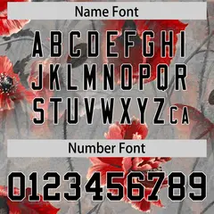 Graffiti Pattern Printed Authentic Football Jersey 4