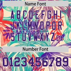 Graffiti Pattern Printed Authentic Football Jersey 4