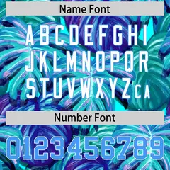 Graffiti Pattern Printed Authentic Football Jersey 4
