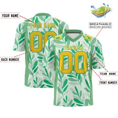 Graffiti Pattern Printed Authentic Football Jersey 2