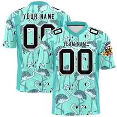 Graffiti Pattern Printed Authentic Football Jersey