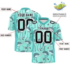 Graffiti Pattern Printed Authentic Football Jersey 2