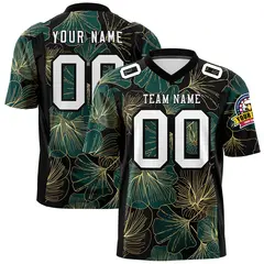 Graffiti Pattern Printed Authentic Football Jersey