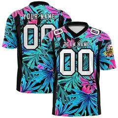 Graffiti Pattern Printed Authentic Football Jersey