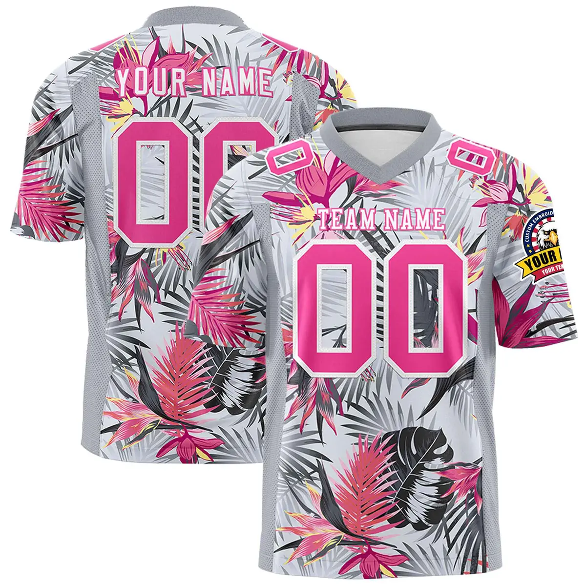 Graffiti Pattern Printed Authentic Football Jersey