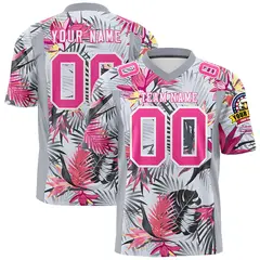 Graffiti Pattern Printed Authentic Football Jersey 1