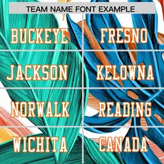 Graffiti Pattern Printed Authentic Football Jersey 3