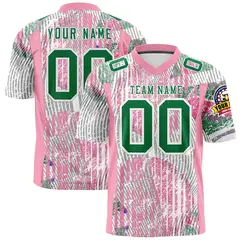 Graffiti Pattern Printed Authentic Football Jersey 1