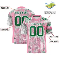 Graffiti Pattern Printed Authentic Football Jersey 2