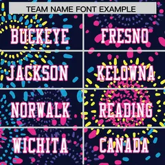Graffiti Pattern Printed Authentic Football Jersey 3