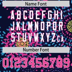 Graffiti Pattern Printed Authentic Football Jersey 4
