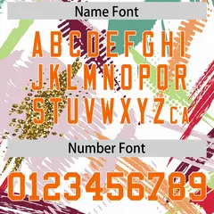 Graffiti Pattern Printed Authentic Football Jersey 4