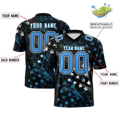 Graffiti Pattern Printed Authentic Football Jersey 2