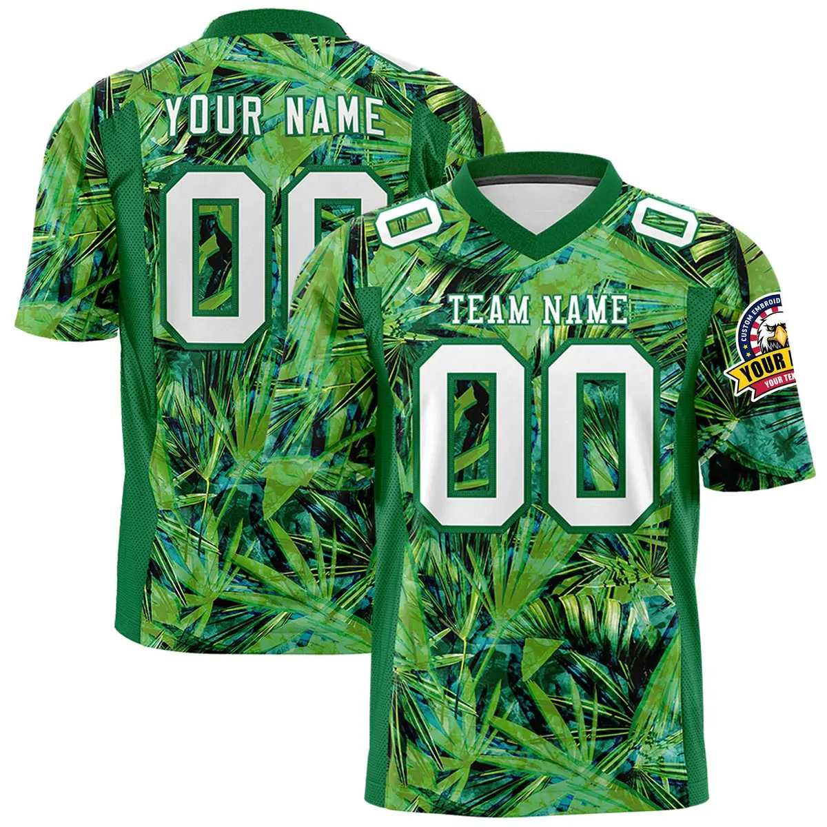 Graffiti Pattern Printed Authentic Football Jersey