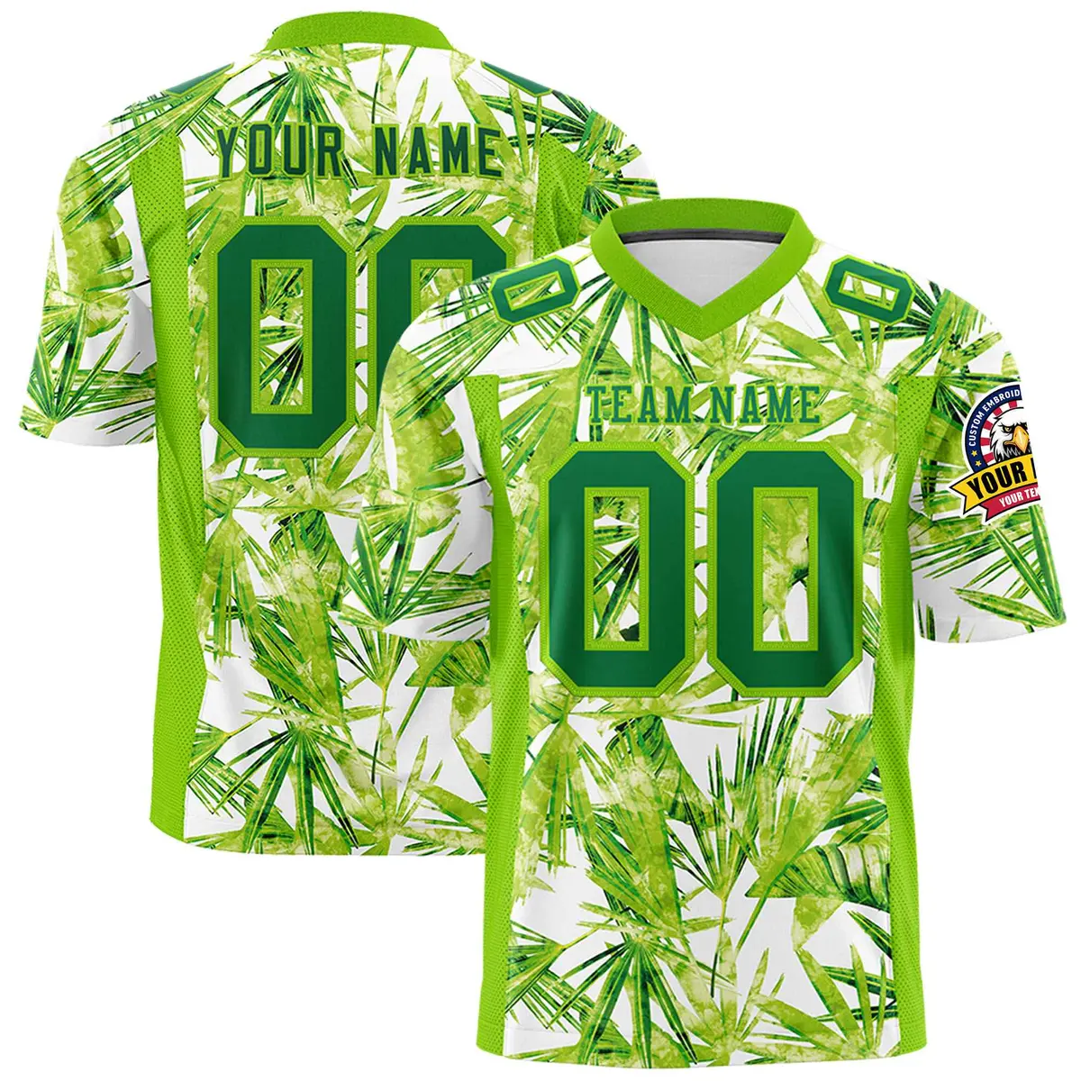 Graffiti Pattern Printed Authentic Football Jersey