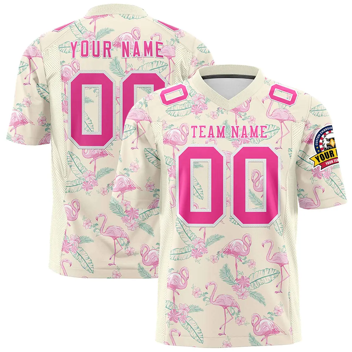 Graffiti Pattern Printed Authentic Football Jersey