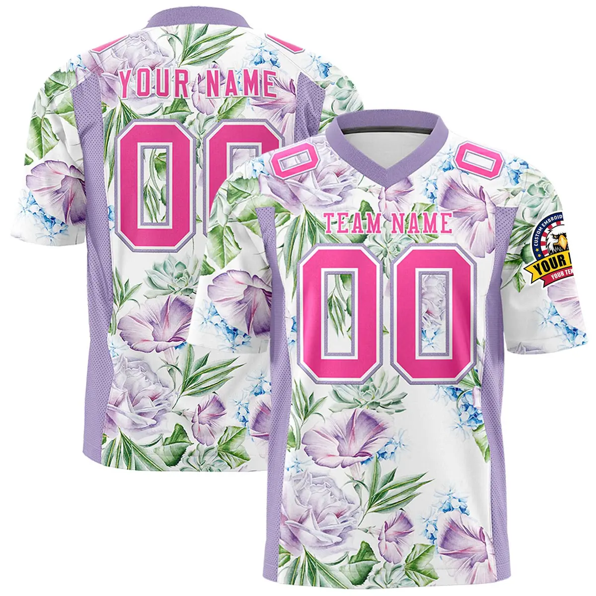 Graffiti Pattern Printed Authentic Football Jersey