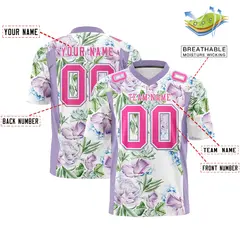 Graffiti Pattern Printed Authentic Football Jersey 2