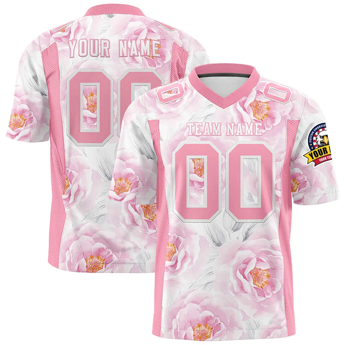Graffiti Pattern Printed Authentic Football Jersey