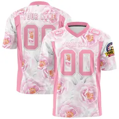 Graffiti Pattern Printed Authentic Football Jersey 1
