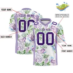 Graffiti Pattern Printed Authentic Football Jersey 2