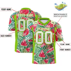 Graffiti Pattern Printed Authentic Football Jersey 2