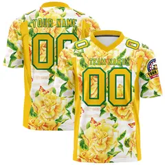 Graffiti Pattern Printed Authentic Football Jersey