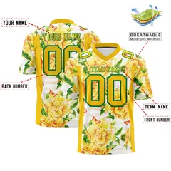 Graffiti Pattern Printed Authentic Football Jersey 2