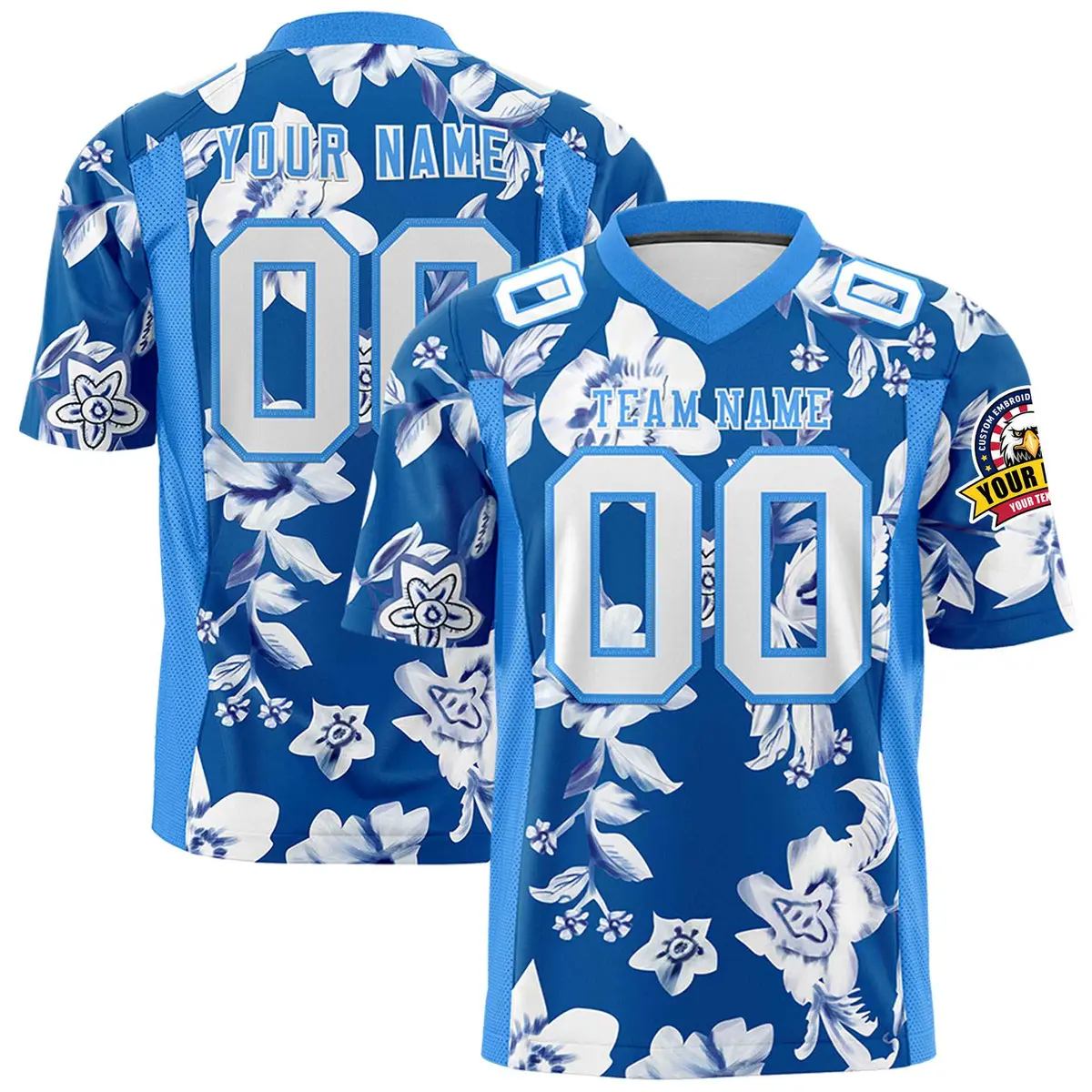 Graffiti Pattern Printed Authentic Football Jersey