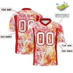 Graffiti Pattern Printed Authentic Football Jersey 2