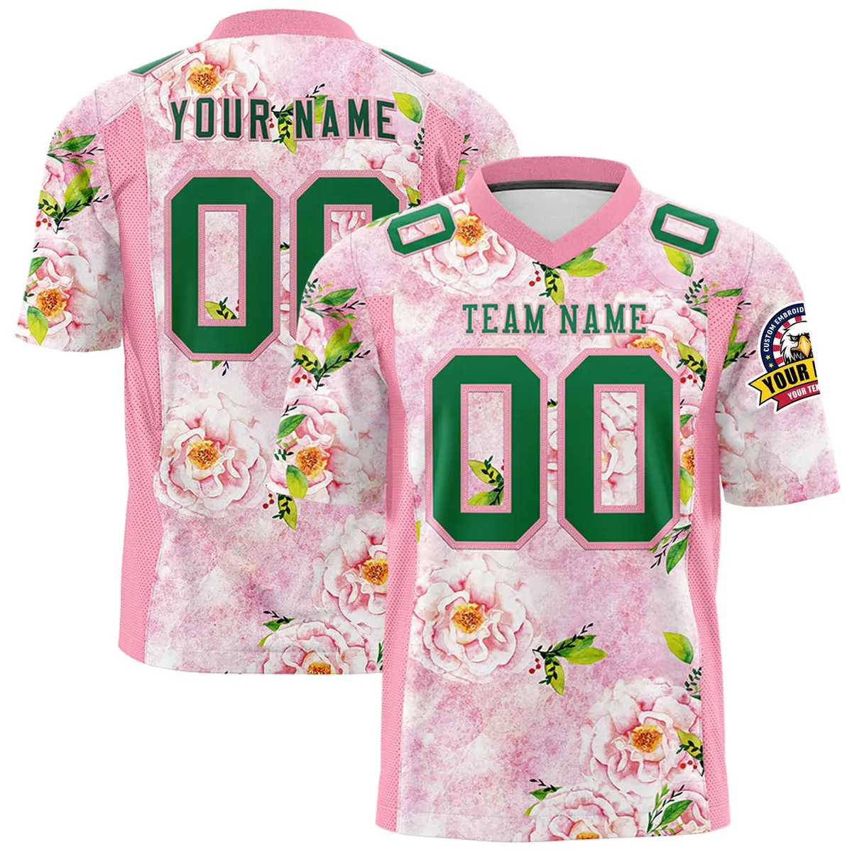 Graffiti Pattern Printed Authentic Football Jersey
