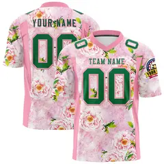 Graffiti Pattern Printed Authentic Football Jersey 1
