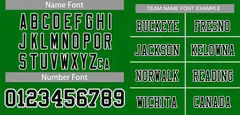 Grass Green Black-White Classic Style Mesh Football Jersey 3