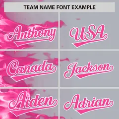 Gray 3D Flame Design Authentic Baseball Jersey 3