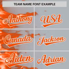 Gray 3D Flame Design Authentic Baseball Jersey 3