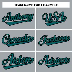 Gray Aqua-Black Classic Varsity Full-Snap Letterman Jacket 3