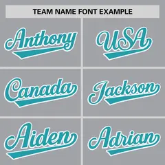 Gray Aqua Color Block Full-Snap Varsity Letterman Baseball Jacket 3