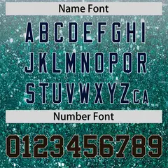 Gray Aqua Gradient Sparkle-Effect Authentic Baseball Jersey 4
