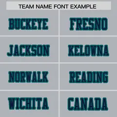 Gray Aqua-Navy Raglan Side Pattern Football Jersey 3