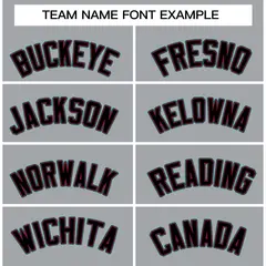Gray Black-Crimson Raglan Varsity Full-Snap Letterman Jacket 3